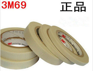 3M69 Glass Cloth Electrical Tape With Silicone Pressure-Sensitive Adhesive